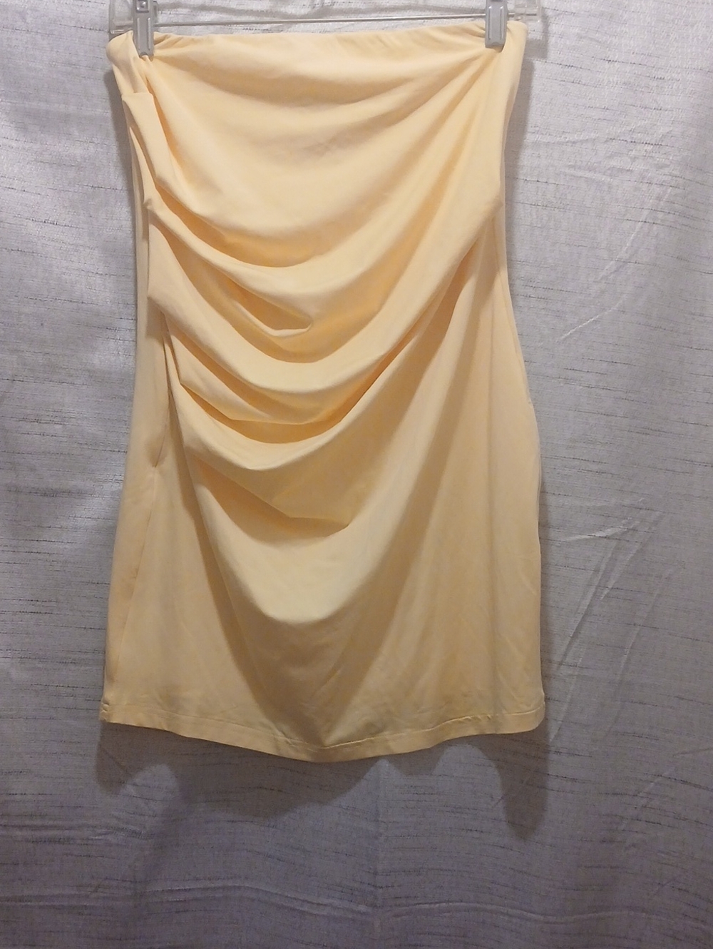 SNDYS Draped Light Yellow Women’s Dress Sz S NWT